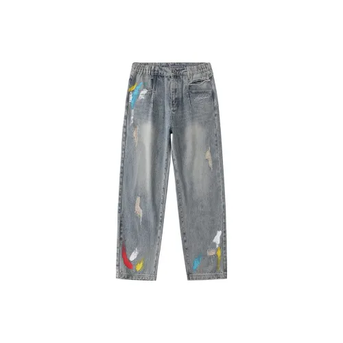 LAMLICKA Jeans Unisex Blue