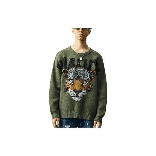 TCH Sweaters Unisex Army Green