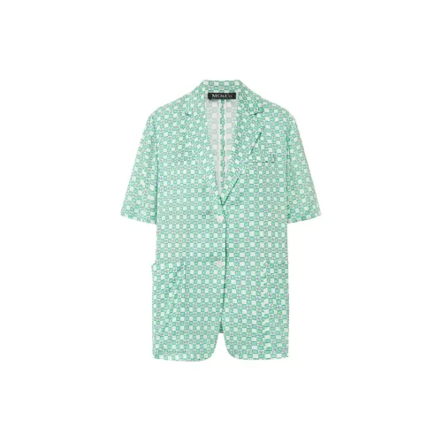 MO&CO Business Suits Women's Green/White Grid