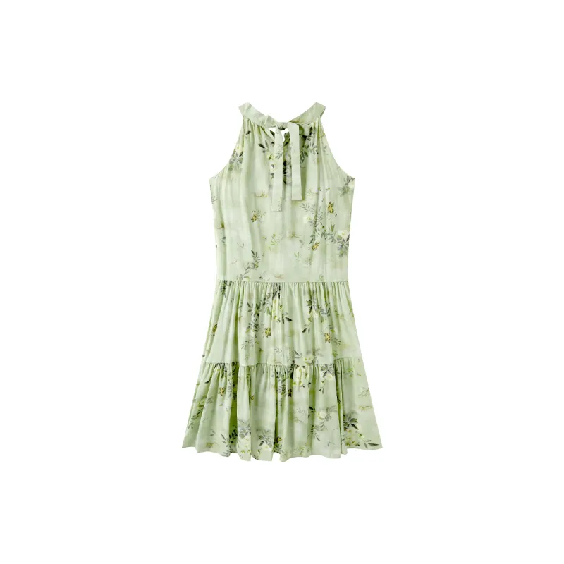 Adeworn Sleeveless Dress Women's Green-1