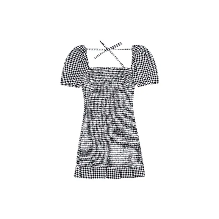 GUESS Short Sleeved Dresses Women's Black-1
