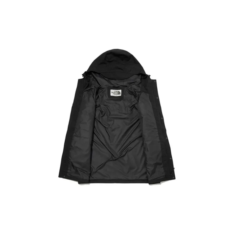 THE NORTH FACE Outdoor Hiking Water-Resistant Windproof Breathable Warm Windbreaker Jacket Unisex Black-2