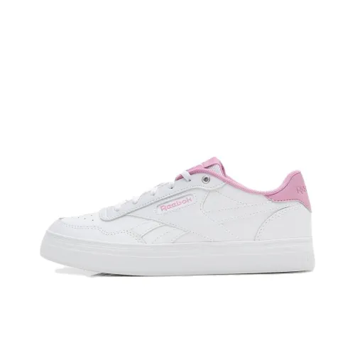 Reebok Court Advance Anti-Slip Wear-Resistant Low-Top Skateboard Shoes Women's White