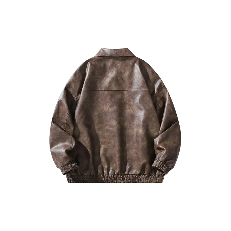 EOOVEN Leather Jackets Unisex-4