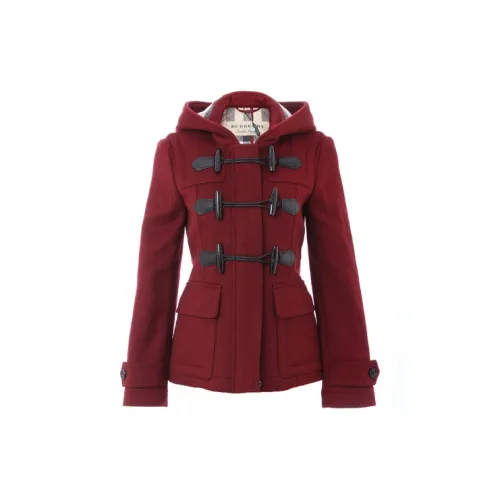 Burberry Coats Women's Red