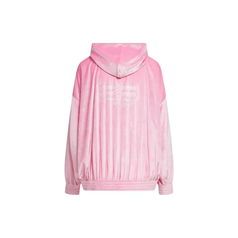 Balenciaga Bb Logo Zipped Hoodie-1