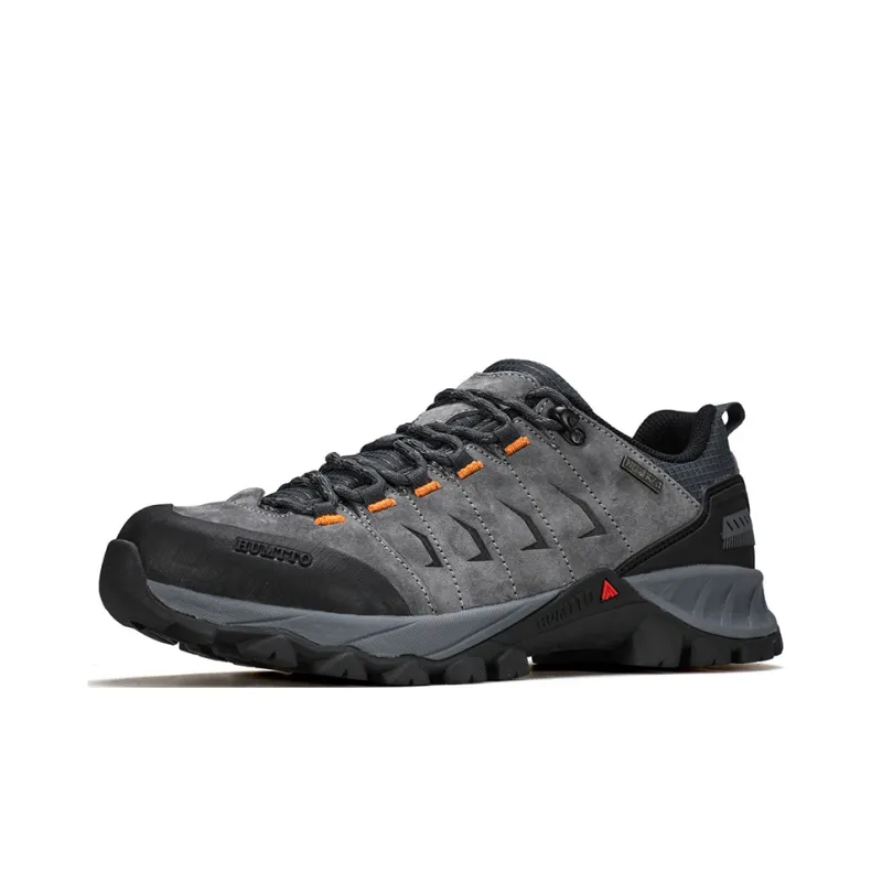 HUMTTO Cushioning Breathable Support Low Top Trekking Shoes Men's Dark Gray-1