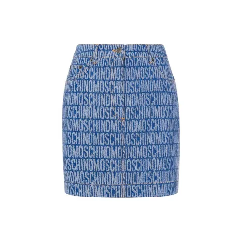 MOSCHINO Denim Short Skirts Women's Blue