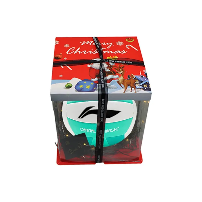 LiNing PVC Size 5 Ball Volleyball Unisex White Green-16