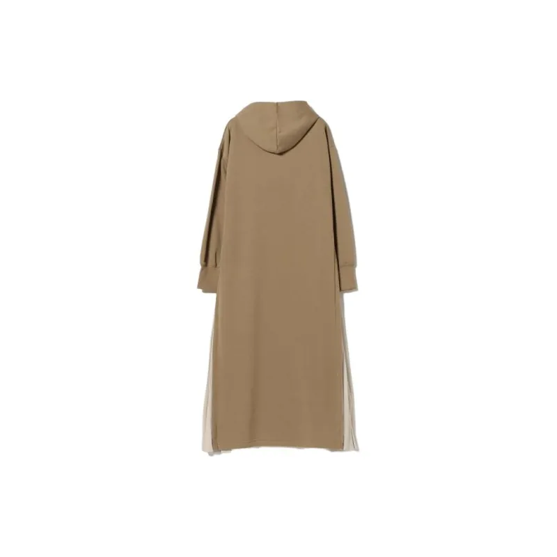 Beams Long Sleeved Dresses Women's Beige-1