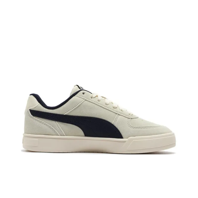 PUMA Caven Durable Breathable Low-Top Skateboard Shoes Unisex Beige-1