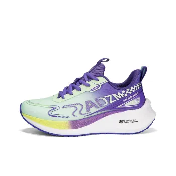 ANDEZHANMUSI Running Shoes Women's Low Top Bright Green Purple/Gray Cyan Orange/White Blue Red