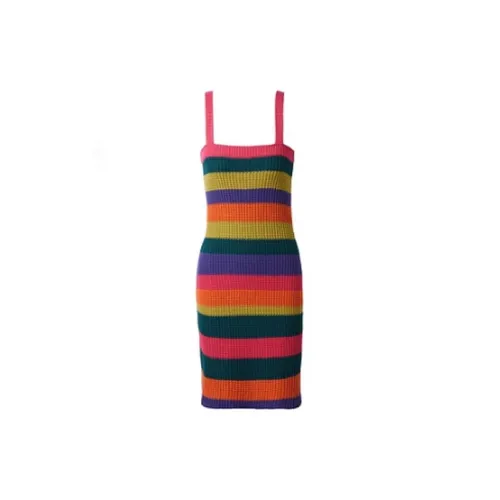 MEETLADY Slip Dresses Women's Rainbow