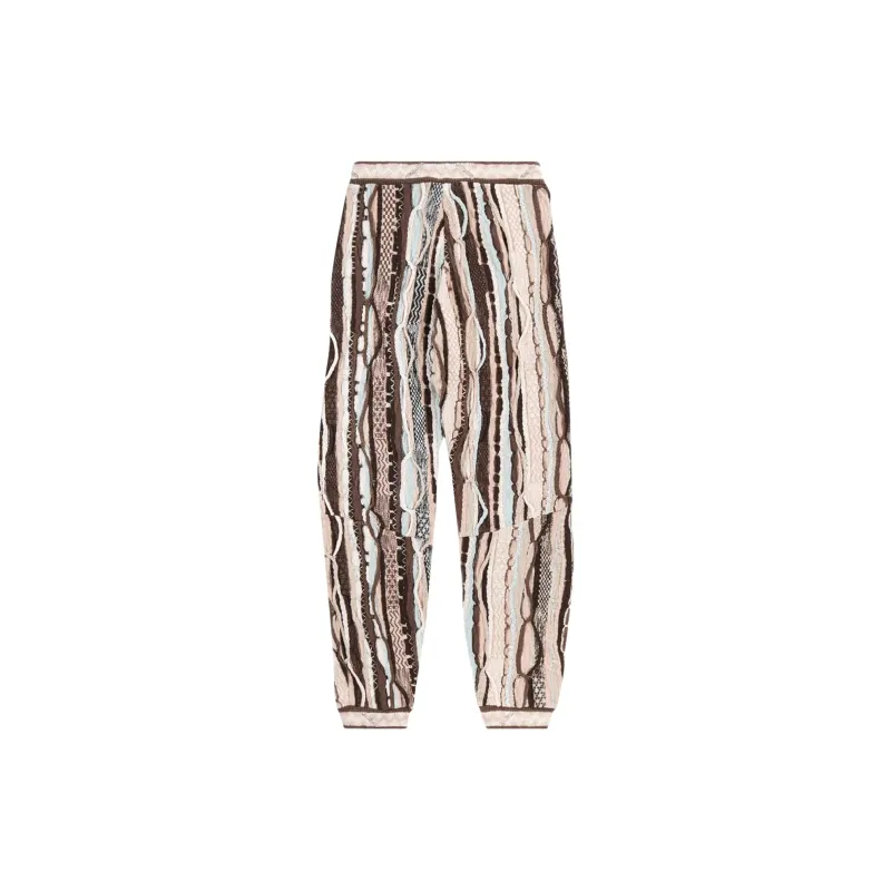 Kapital 7G Knit Gaudy Sweat Pants 'Brown'-1