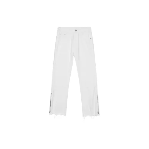 Voguo Relay Jeans Unisex White