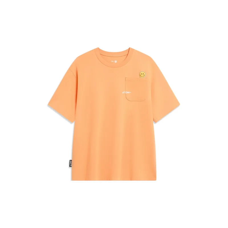 LINING Skateboard T Shirts Unisex Sweet Pie Orange-1