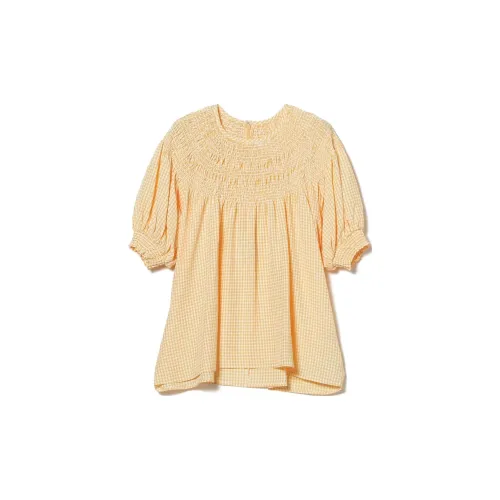 Beams Shirts Women's Yellow