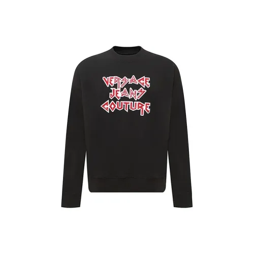 VERSACE JEANS Sweatshirts Men Black