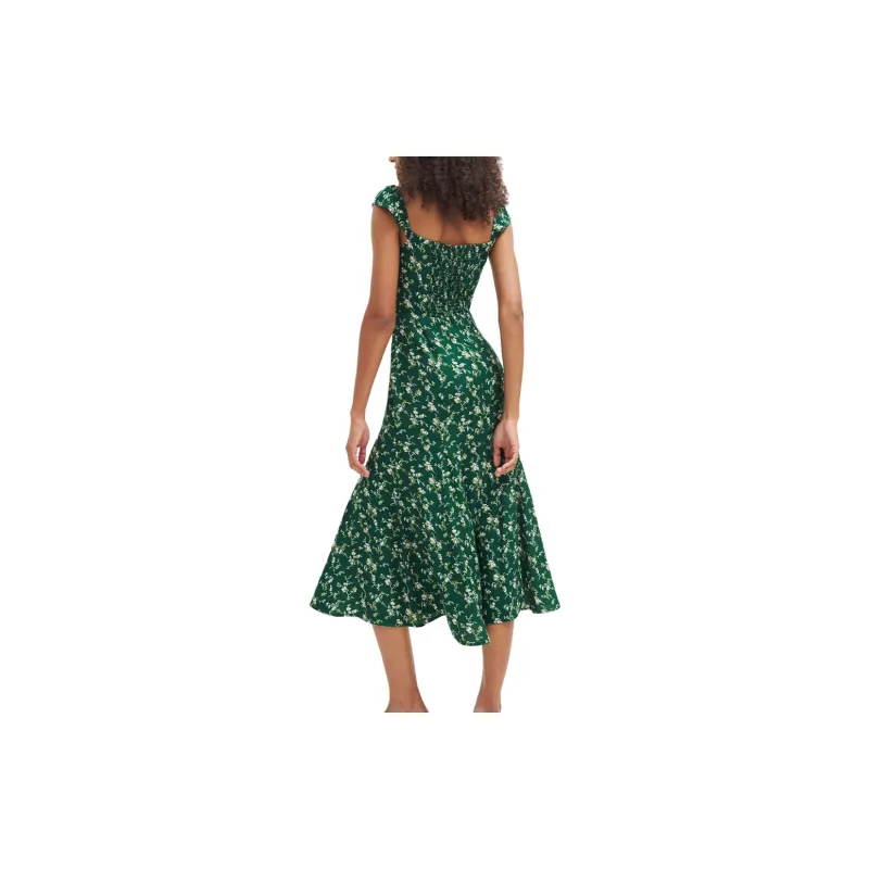 Reformation Short-Sleeved Dresses Women's Green-1