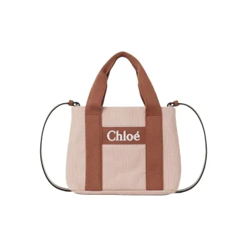 Chloe Corduroy Tote Bag, Shopping Bag, Handbag, Shoulder Bag Women's Pink