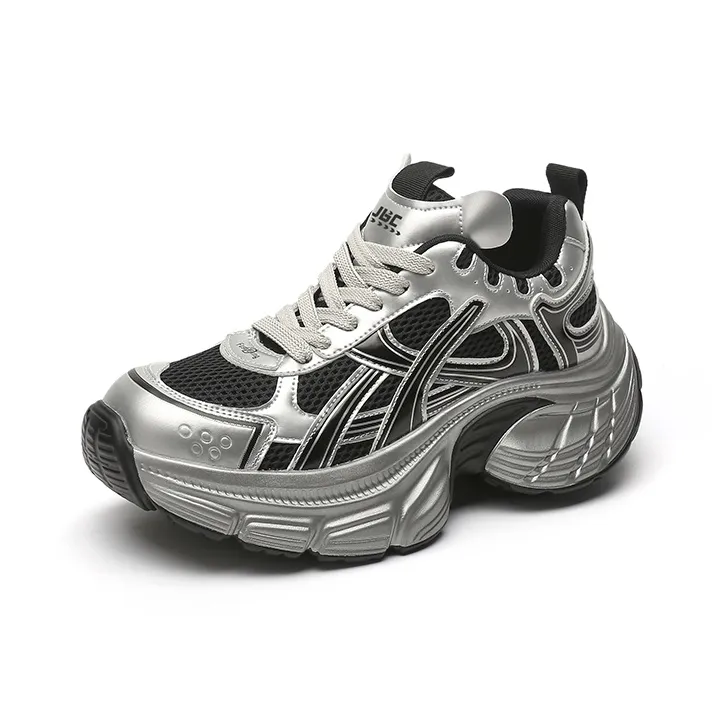 Jin Baichuan Coverage Lightweight Height Increasing Low Top Chunky Sneakers Women's Spring-5