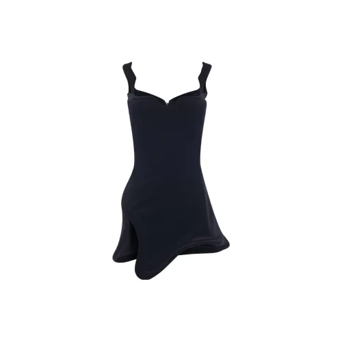 Mugler Slip Dresses Women's Black