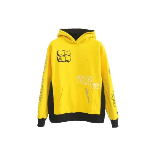 Air Jordan X All-Star Chicago Artist Collaboration Sweatshirts Men Yellow