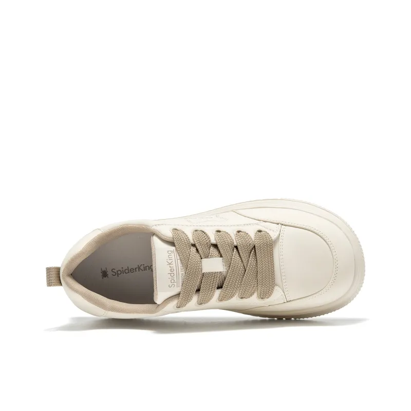 Spider King Low Top Skateboard Shoes Women's Apricot-1