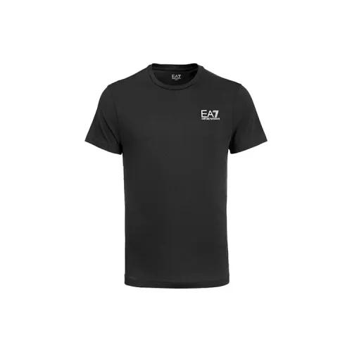 EMPORIO ARMANI EA7 T-Shirts Men Black