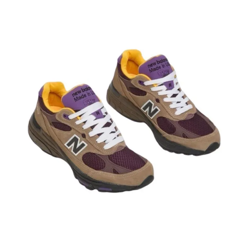 New Balance 993 MiUSA Mushroom Midnight Violet-2
