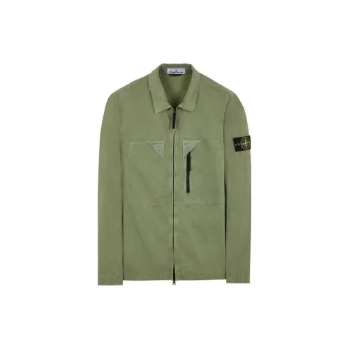 STONE ISLAND SS23 Nylon Meta Jackets Unisex Green