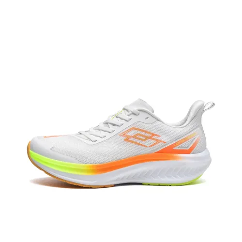 LOTTO Lin Speed PRO Wear Resistant Breathable Coverage Rebound Low Top Running Shoes Men's White Orange