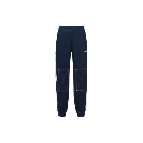 Adidas Originals Clover Series Knitted Sweatpants Men Marine Blue