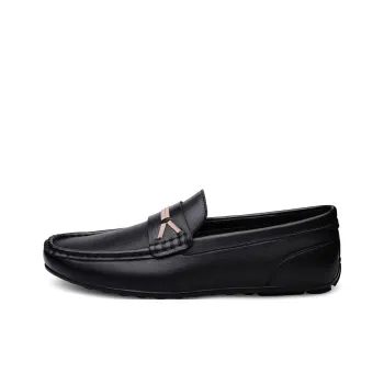 Bull charm Men's Casual Shoes Men Low Top Black/White