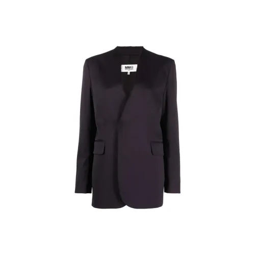 MM6 Maison Margiela Raw-edge Single-breasted Blazer