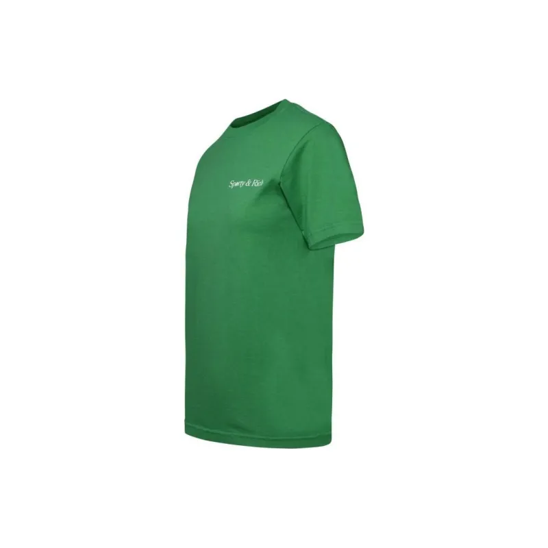 SPORTY & RICH The Wall Street Collection Crewneck T Shirt-2
