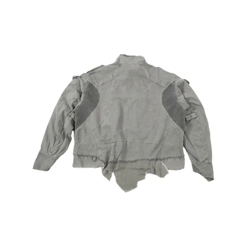 D5OVE Jackets Coats Unisex Gray-1