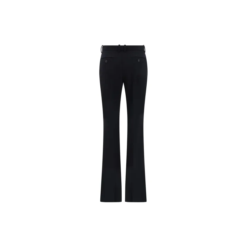SAINT LAURENT Low Waist Flared Trousers-1
