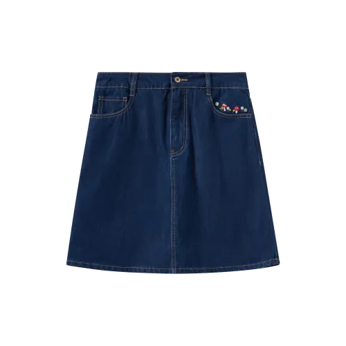 Inman Denim Short Skirts Women's Denim Blue