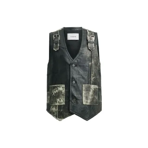 COACH Vests Men Black