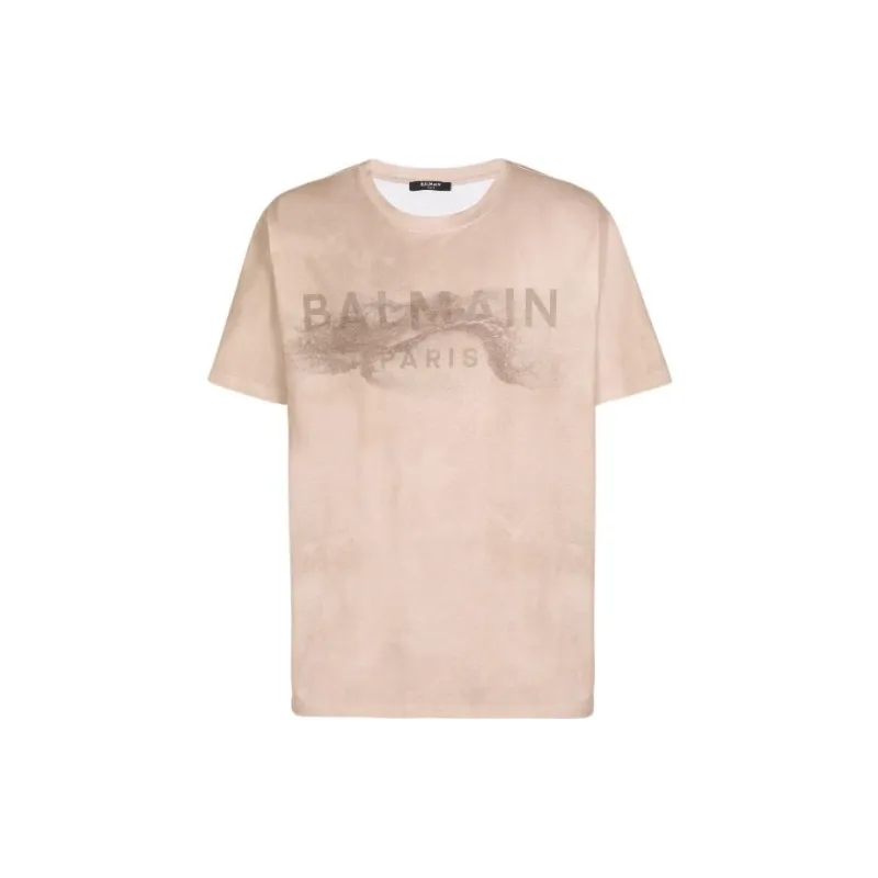 BALMAIN Logo Printed T Shirt-0