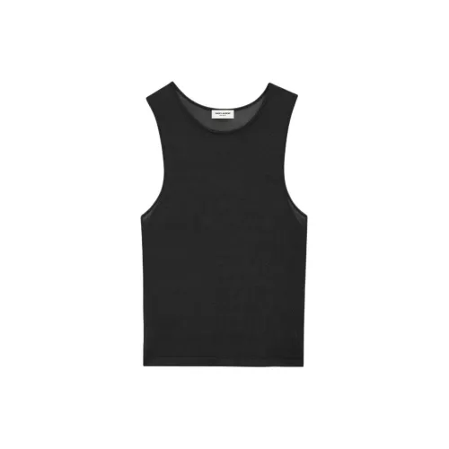 SAINT LAURENT Tank Tops Women's Black