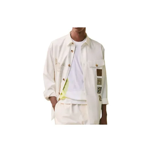 HERMES Denim Jackets Men White