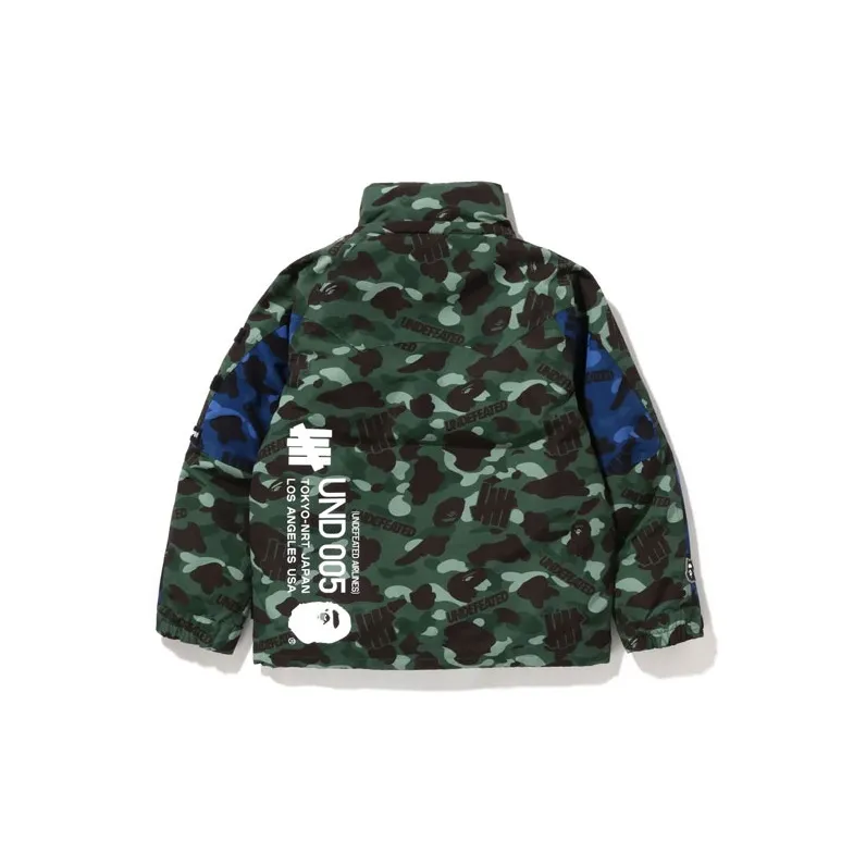 A BATHING APE X Undefeated Color Camo Snowboard Down Jacket-4