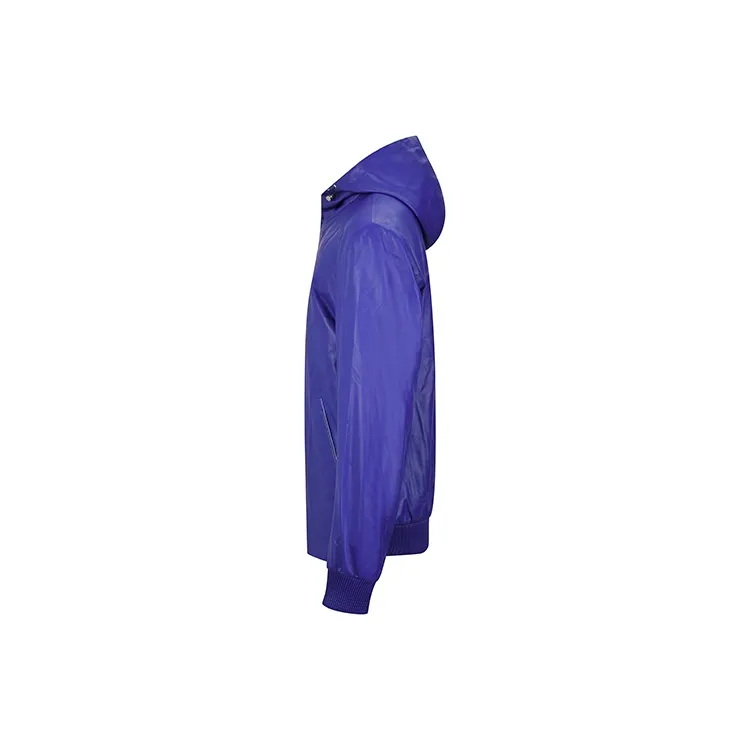 RARE Leather Jackets Men Royal Blue-2