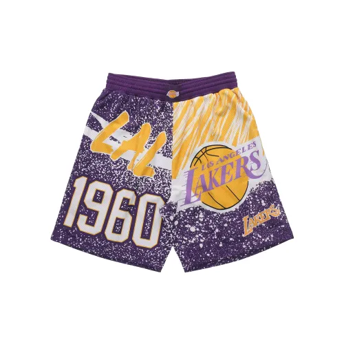 Mitchell Ness Basketball Shorts Unisex Purple