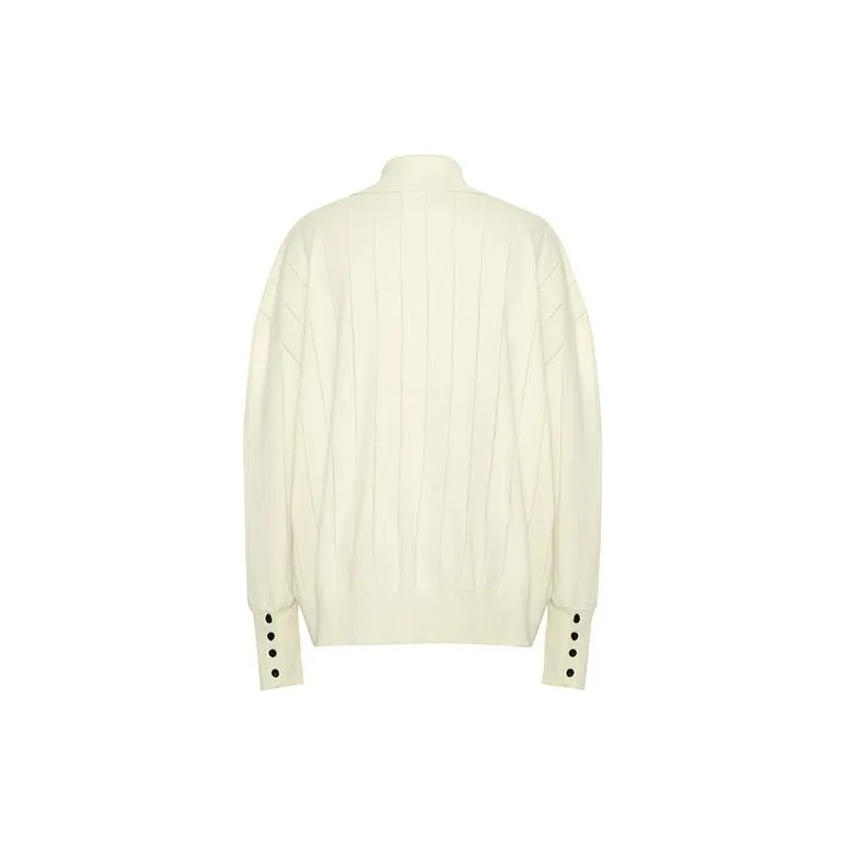MEIYANG Knitwear Women's Beige Yellow-1