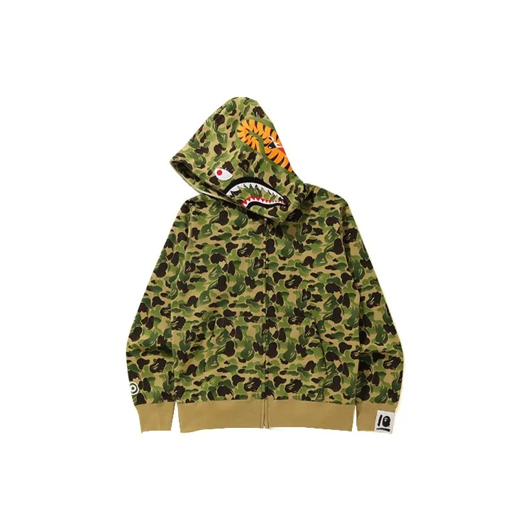 A BATHING APE Sweatshirt Unisex Green Camouflage-2