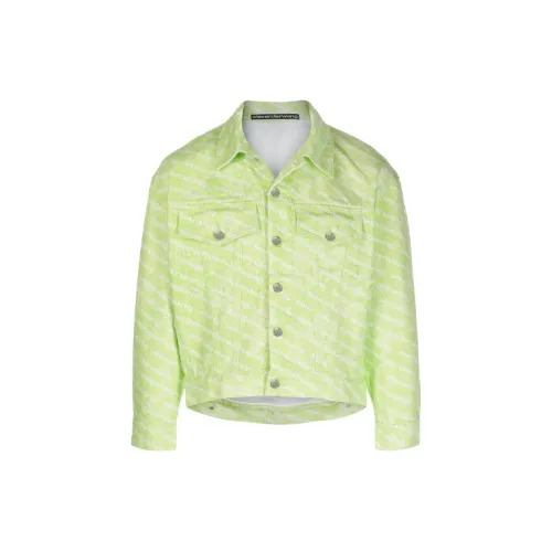 Alexander Wang Denim Jackets Women's Green