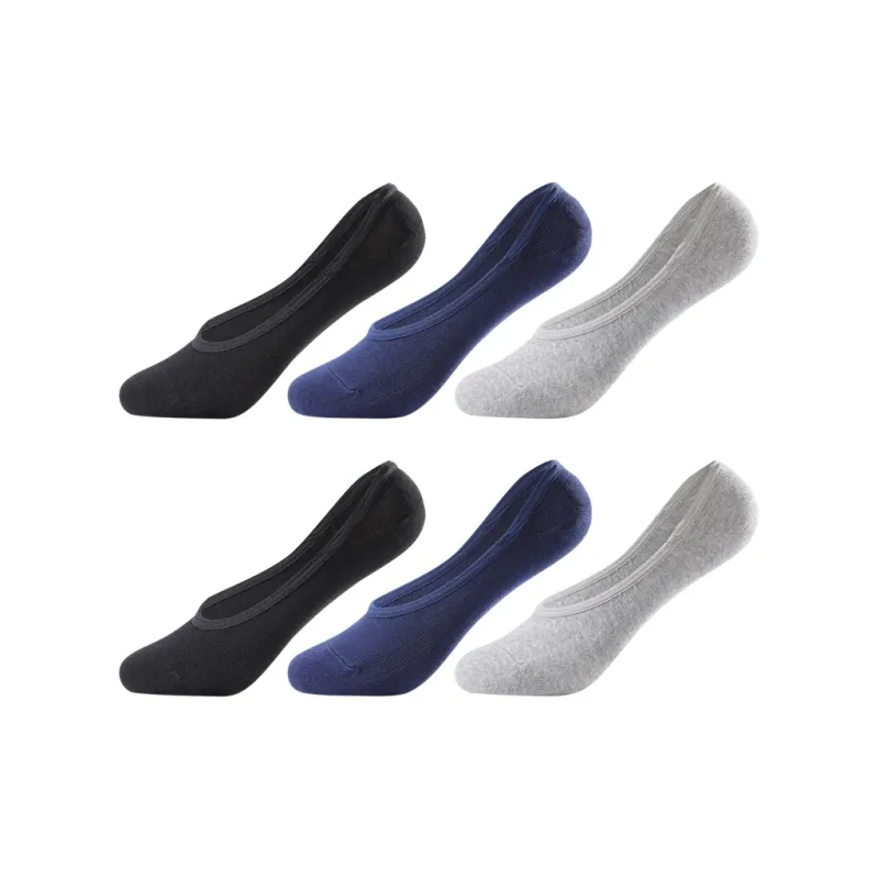 INVISIBLE No Show Socks Men's 6 Pack-0